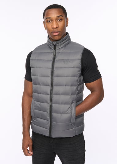 Crosshatch Charcoal Gattering Gilet