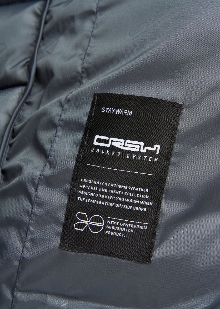 Crosshatch Dark Navy Gattering MVE Gilet