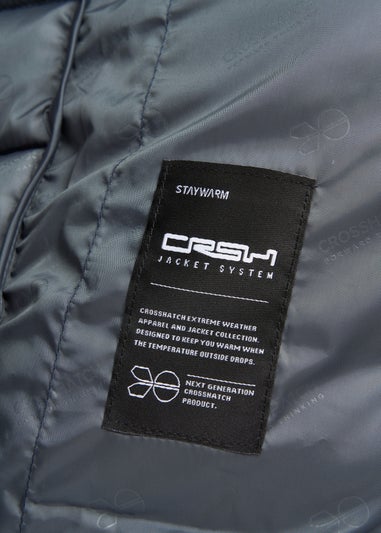 Crosshatch Dark Navy Gattering MVE Gilet