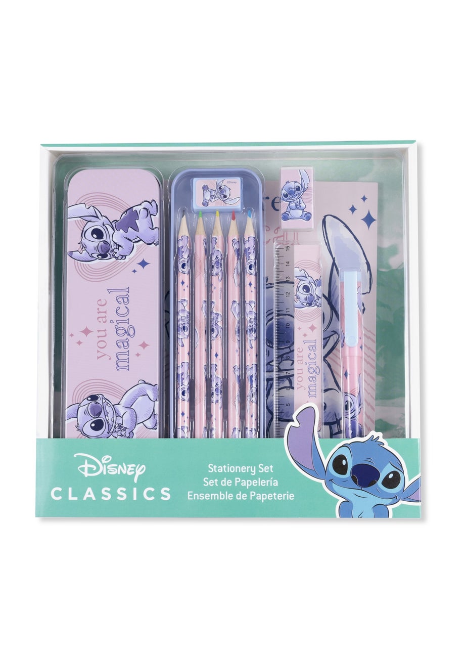 Disney Stitch Pink Stationary Set