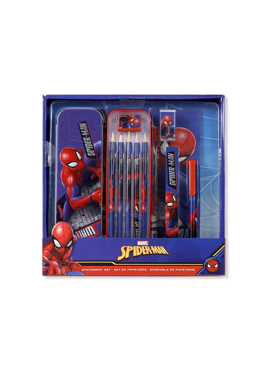 Marvel Spiderman Red/Blue Stationary Set