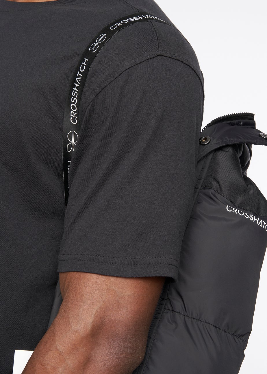 Crosshatch Black Bentlays Hooded Jacket