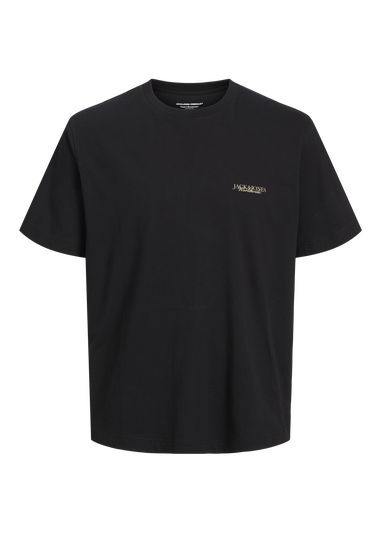 Jack & Jones Boys Black Boston T-Shirt (8-16yrs)
