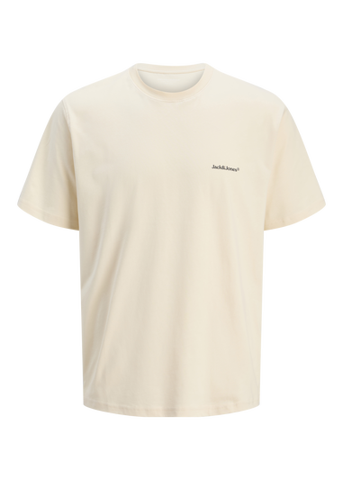 Jack & Jones Boys Cream Printed T-Shirt (8-16yrs)