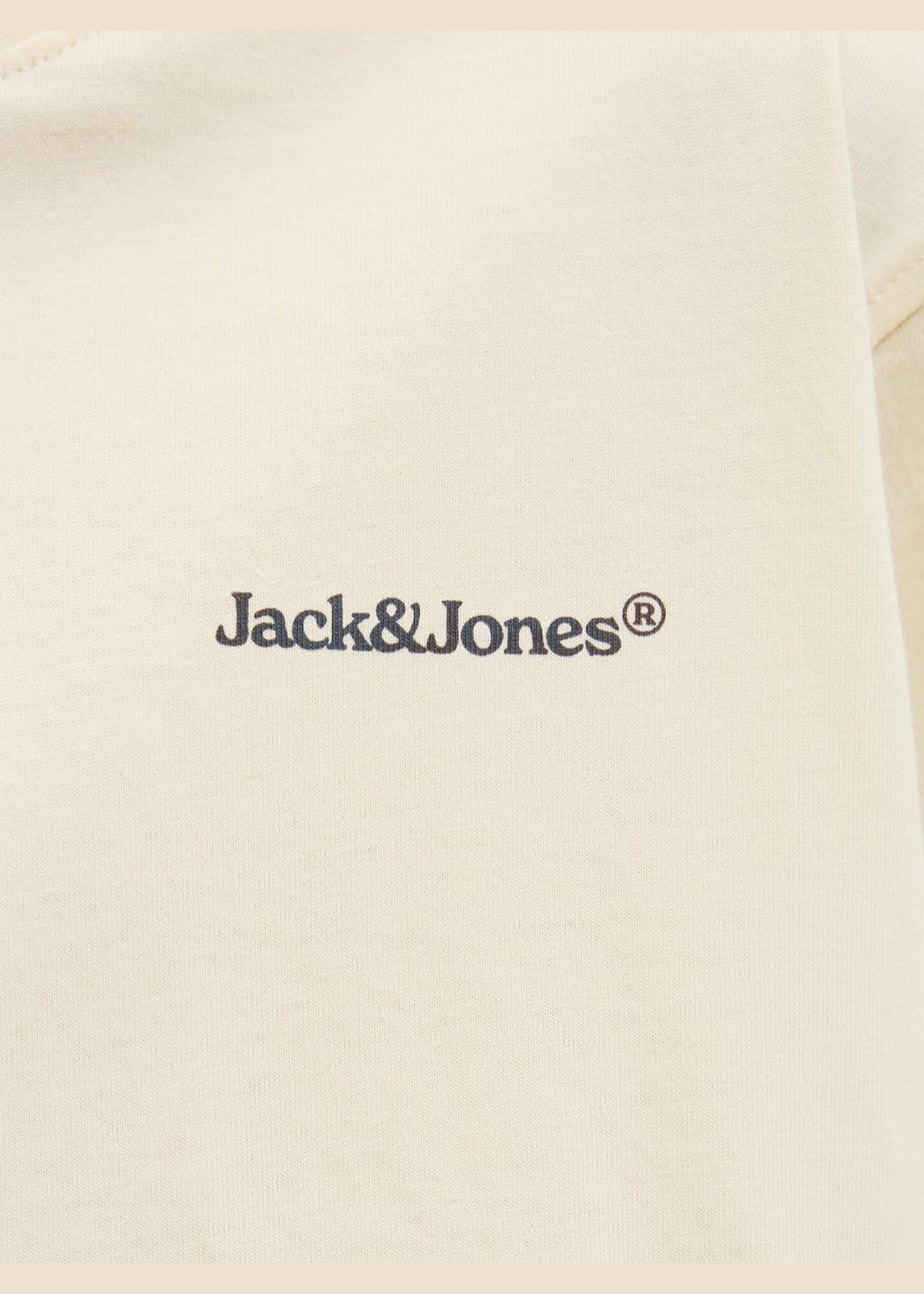 Jack & Jones Boys Cream Printed T-Shirt (8-16yrs)