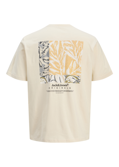 Jack & Jones Boys Cream Printed T-Shirt (8-16yrs)