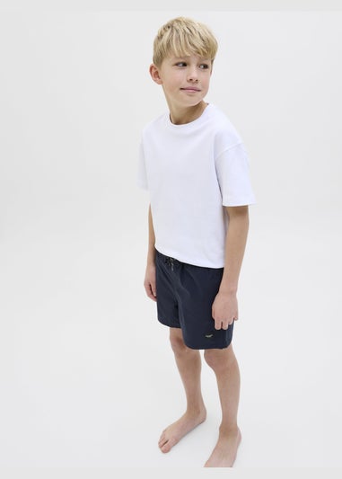 Jack & Jones Jnr Navy Swim Shorts