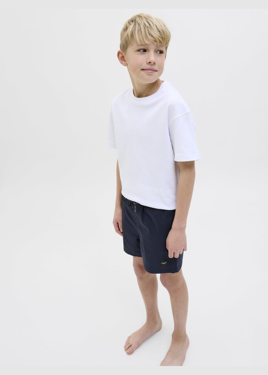 Jack & Jones Jnr Navy Swim Shorts