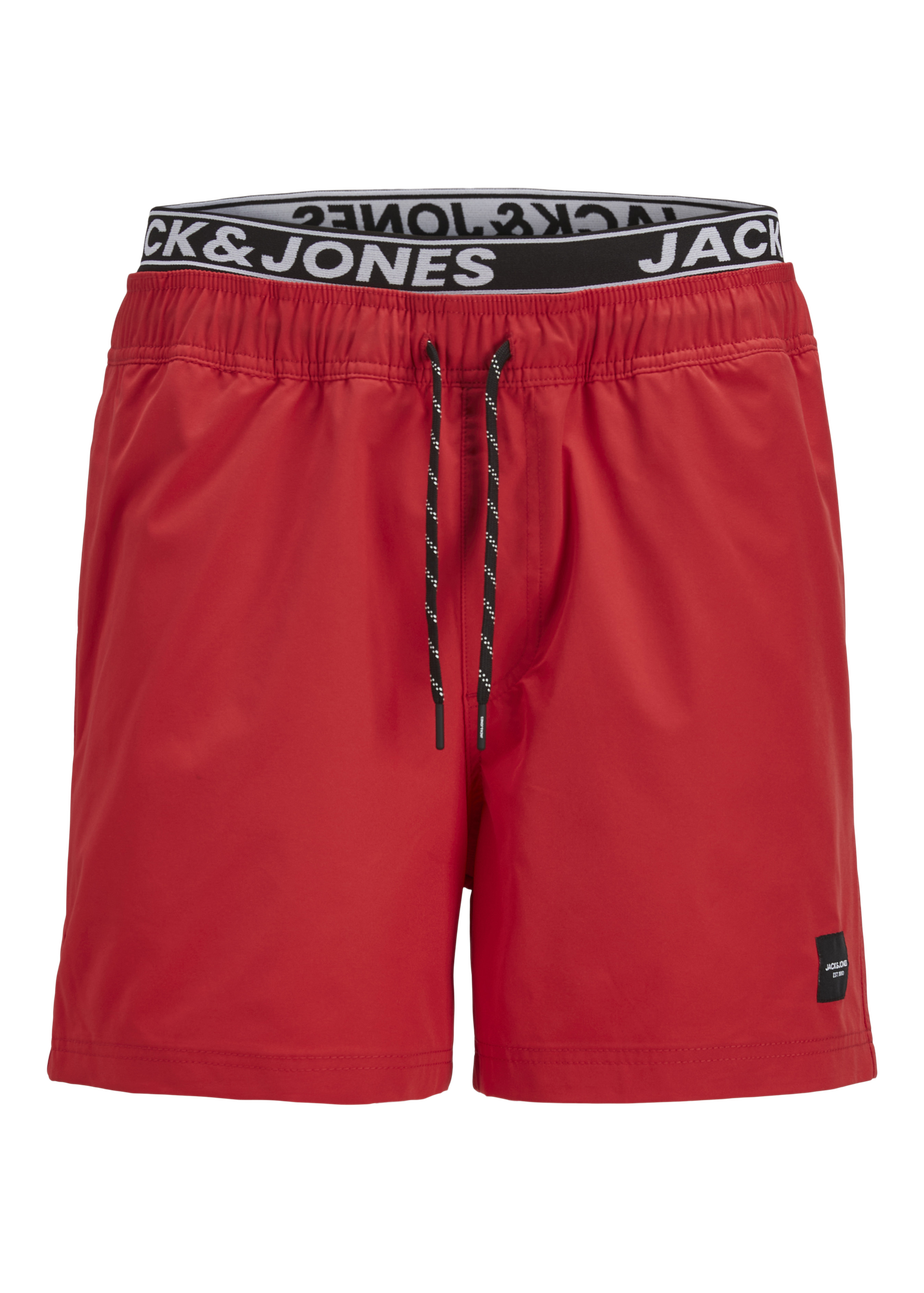 Jack & Jones Jnr Red Swim Shorts
