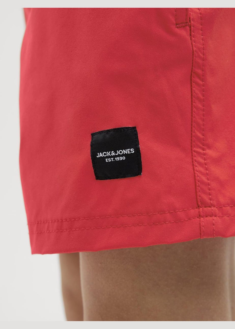 Jack & Jones Jnr Red Swim Shorts