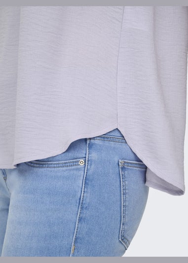 JDY Lilac Sleeve Detail T-Shirt