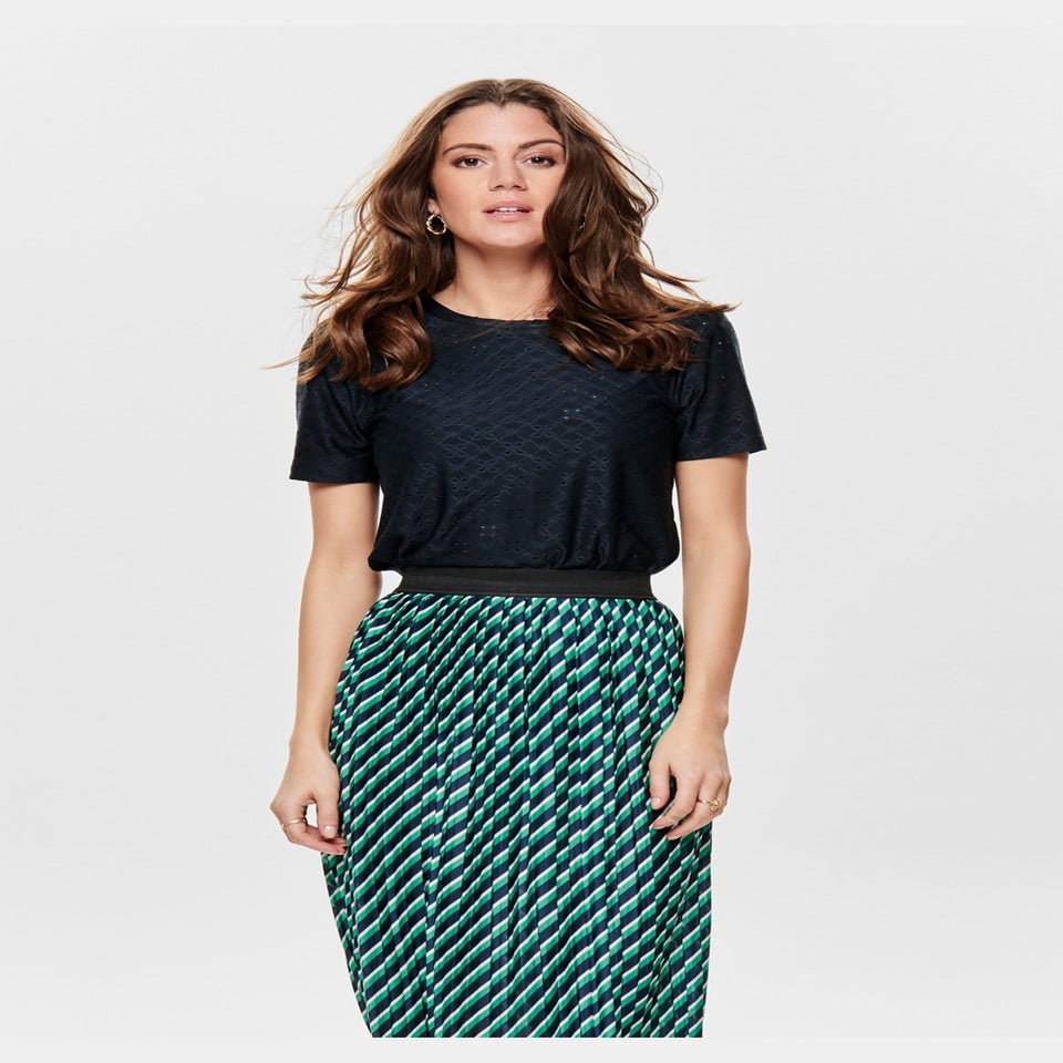 JDY Black Cut Out T-Shirt