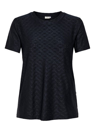 JDY Black Cut Out T-Shirt