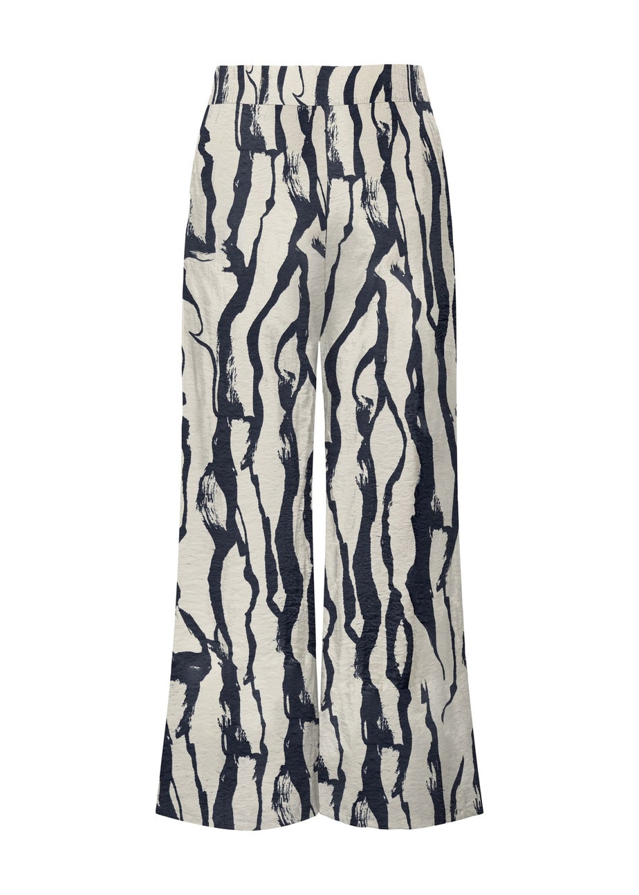 JDY Cream Abstract Camille Trousers