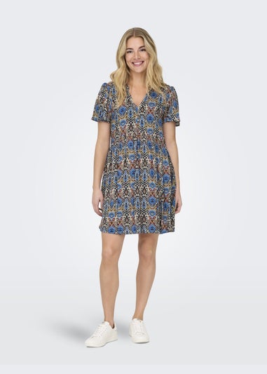 JDY Multicolour Patterned Smock Dress