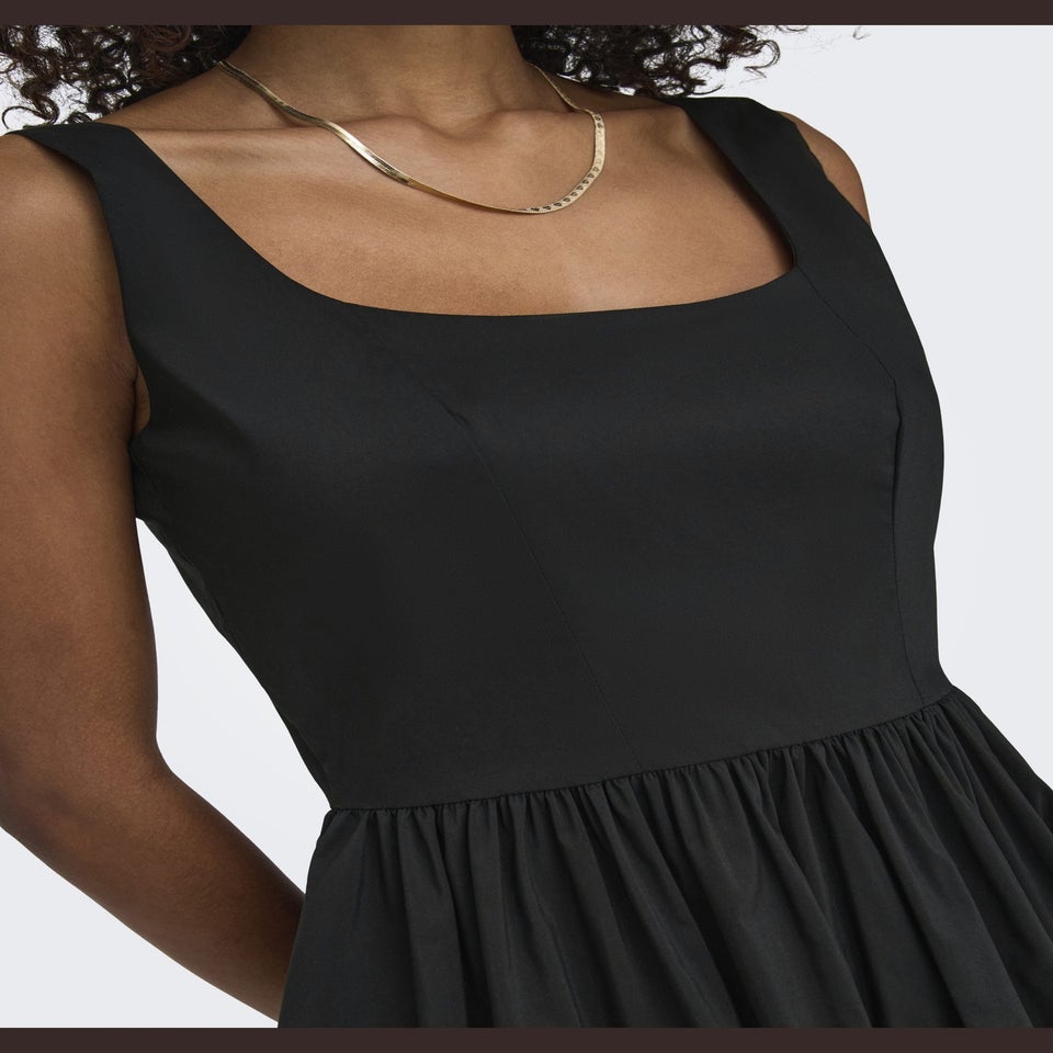 JDY Black Bubblehem Mini Dress