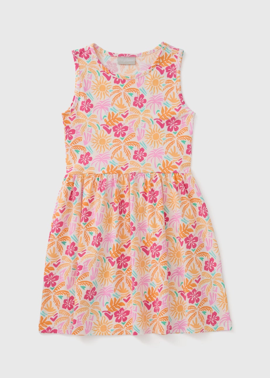 Girls Multicolour Jersey Dress (7-15yrs)