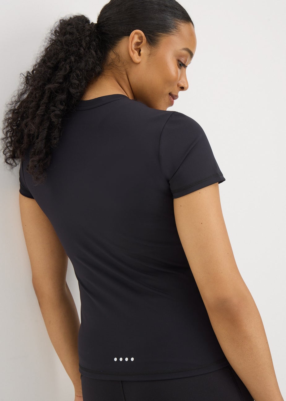 Souluxe Black Fitted Short Sleeve T-Shirt