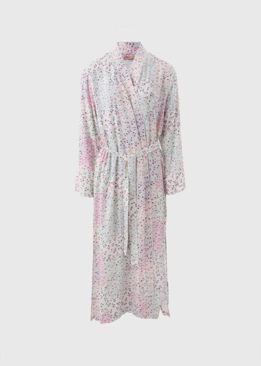 Pink Floral Patchwork Dressing Gown