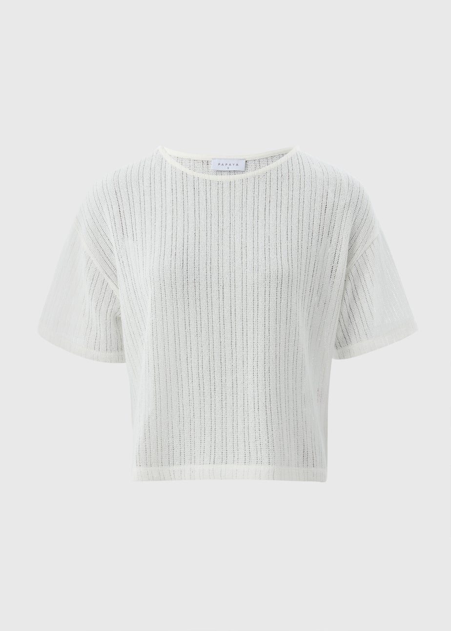 Cream Cut & Sew Hem Top