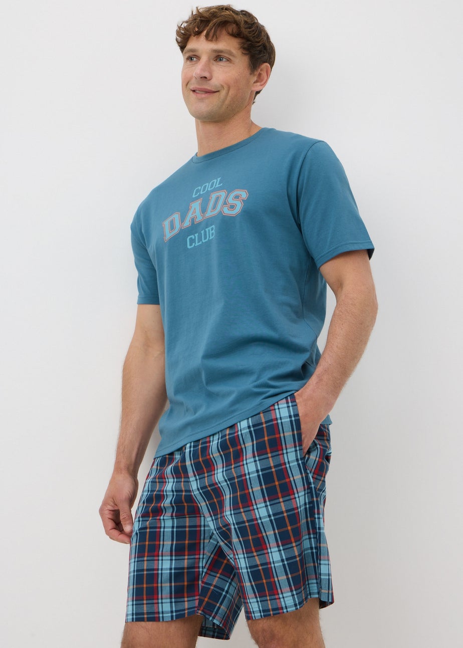 Blue Fathers Day Short Pyjamas