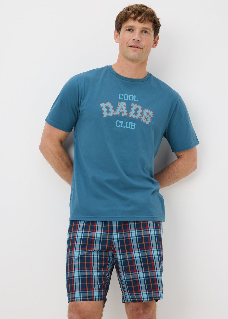 Blue Fathers Day Short Pyjamas