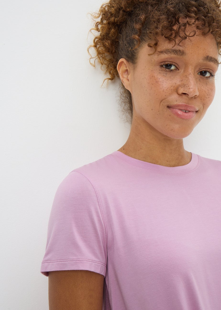 Souluxe Pink Twist Knot T-Shirt