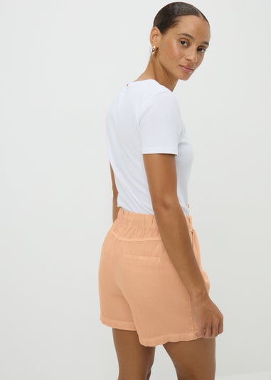 Coral Utility Jogger Shorts