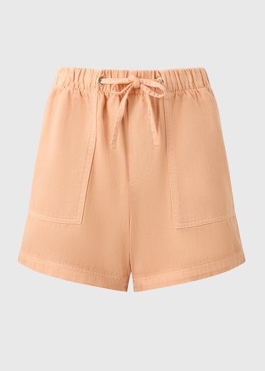 Coral Utility Jogger Shorts
