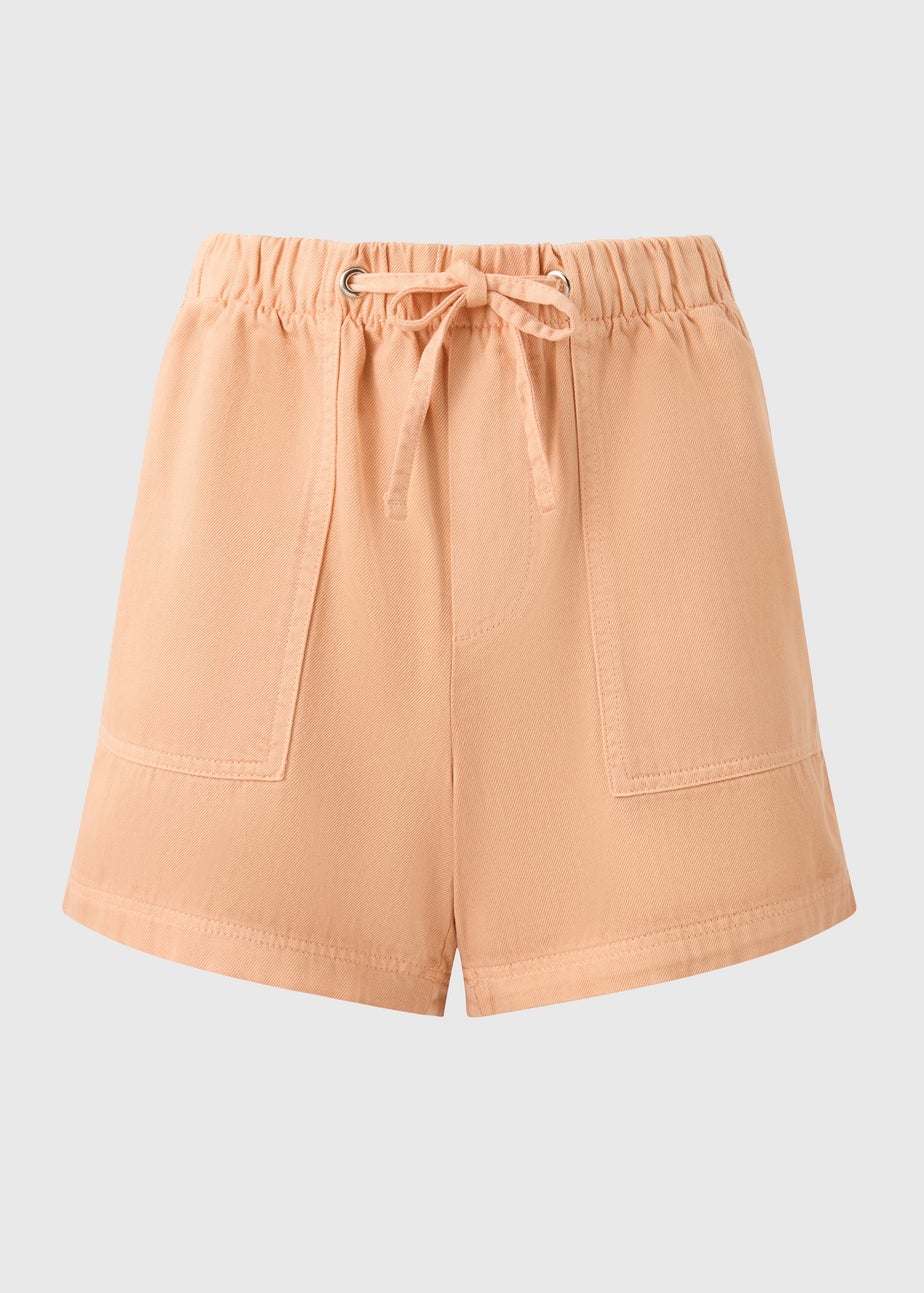 Coral Utility Jogger Shorts