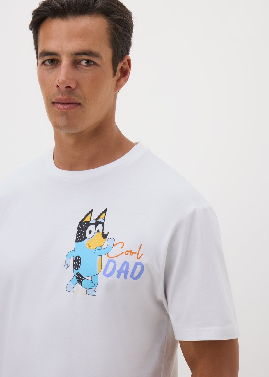 Bluey White Dad T-Shirt