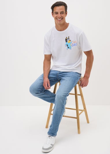Bluey White Dad T-Shirt
