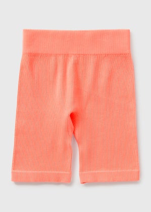 Girls Coral Seamless Cycle Shorts (7-15yrs)