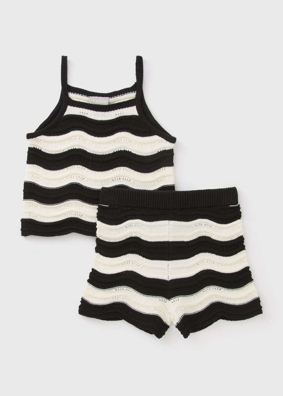 Girls Mono Crochet Top & Shorts Set (7-15yrs)