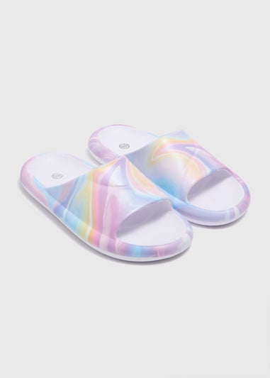 Girls Multicolour Tie Dye Slider (Younger 10/11-Older 5/6)