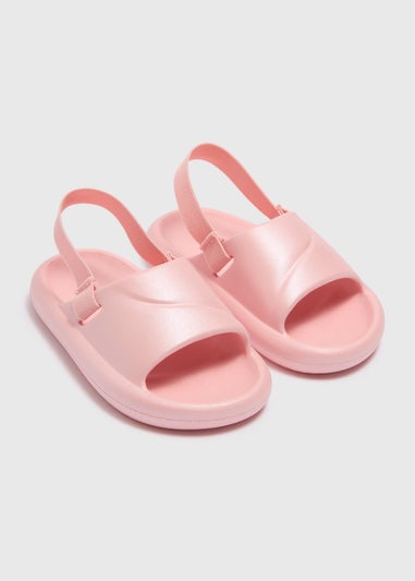 Girls Pink Sliders (Younger 6/7-10/11)
