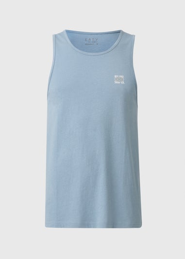 Blue Surf Ringer Vest