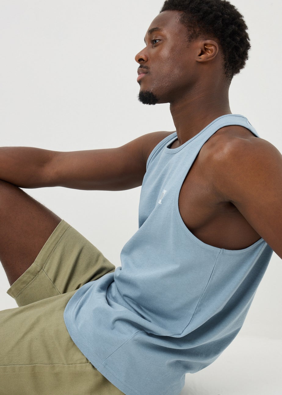 Blue Surf Ringer Vest