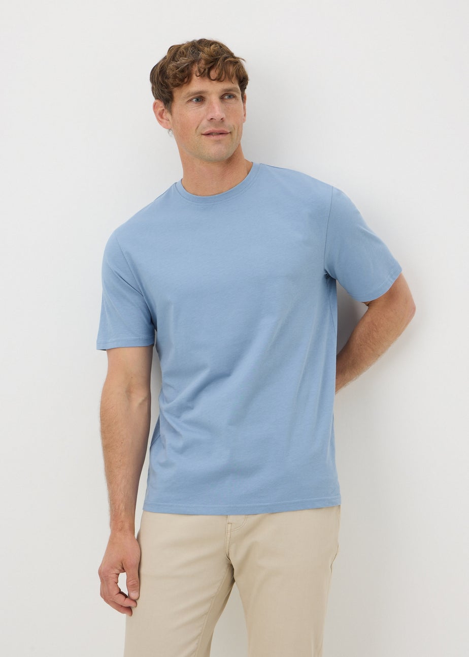 Light Blue Essential Crew Neck T-Shirt