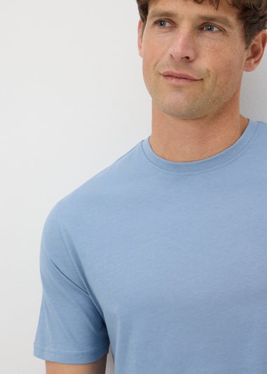 Light Blue Essential Crew Neck T-Shirt