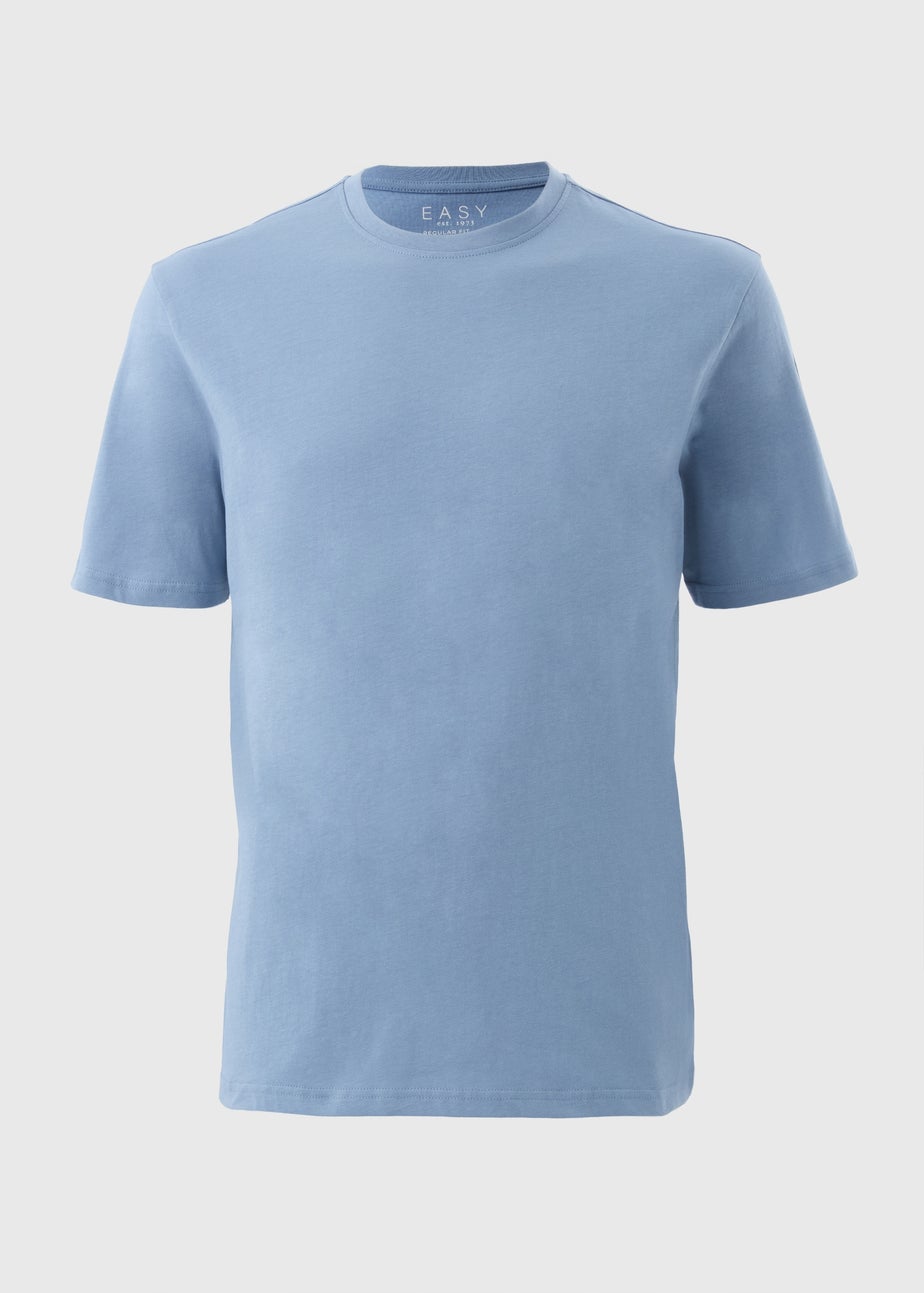 Light Blue Essential Crew Neck T-Shirt
