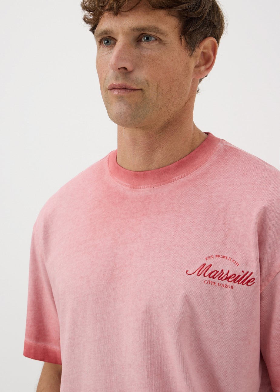 Pink Washed Marseille T-Shirt