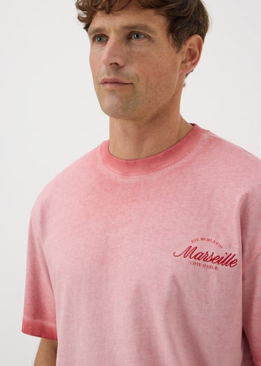 Pink Washed Marseille T-Shirt