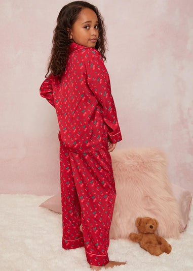 Chi Chi London Red Girls Cherry Pyjama Set (3-10 Years)