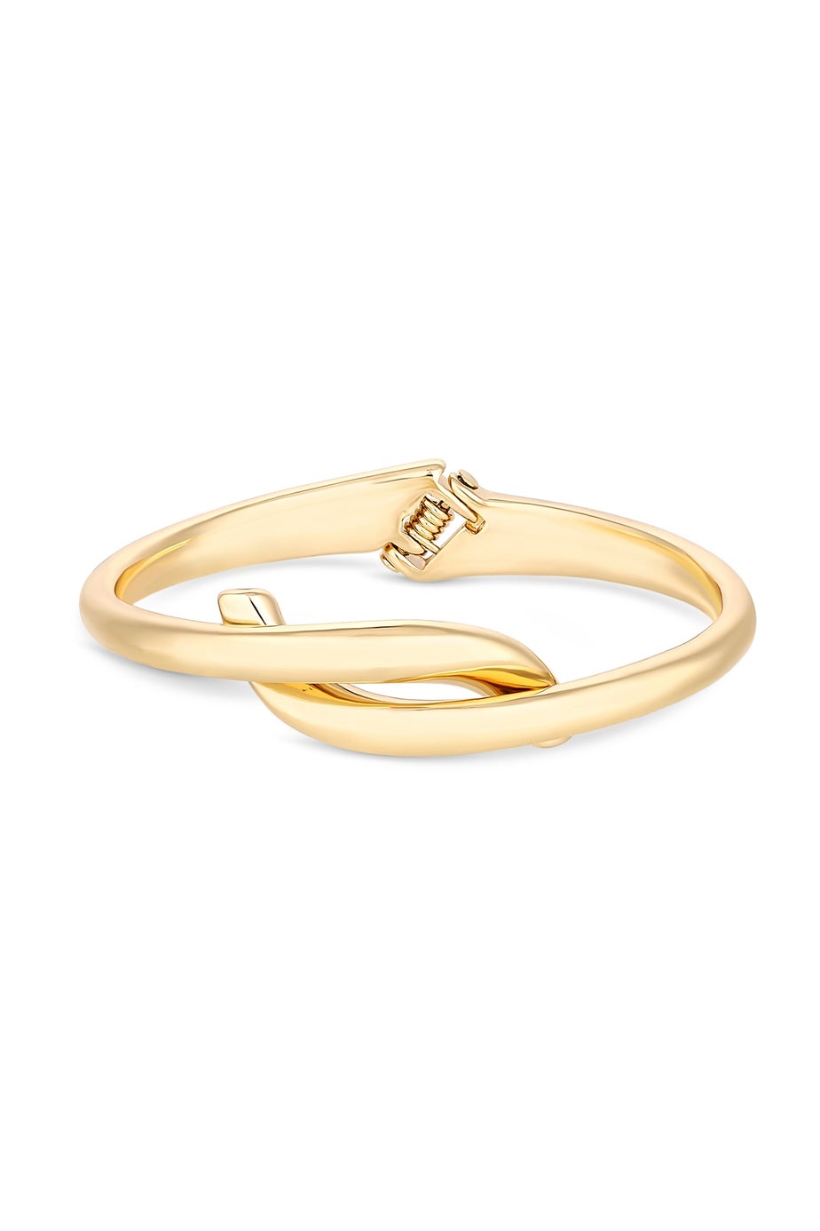 Jon Richard Gold Plated Polished Twisted Bangle Bracelet