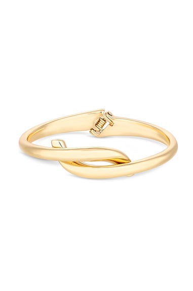 Jon Richard Gold Plated Polished Twisted Bangle Bracelet