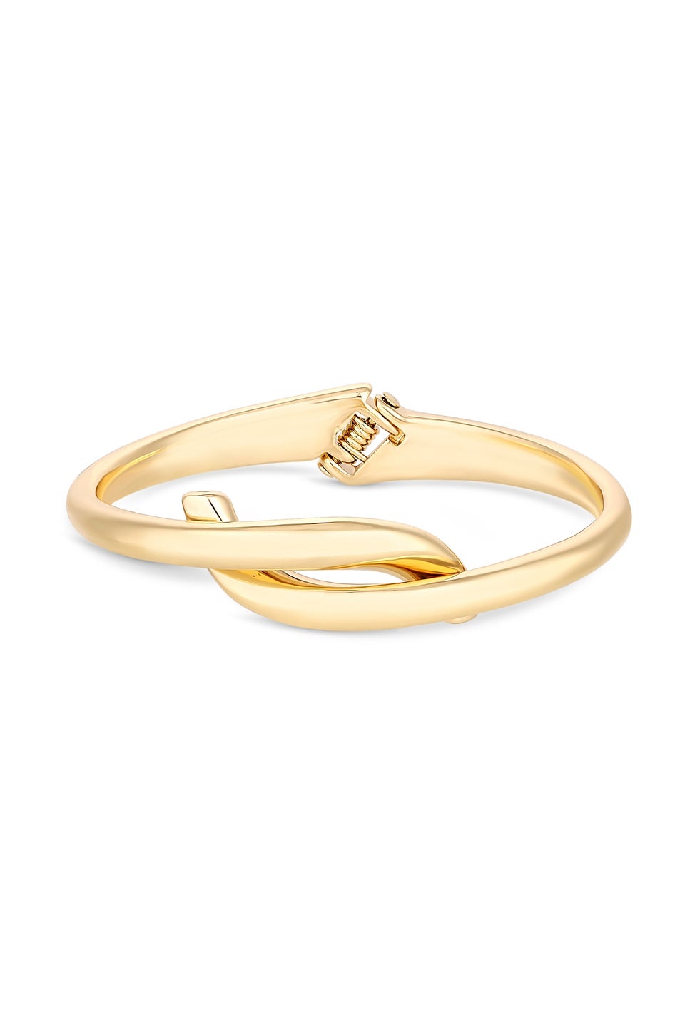 Jon Richard Gold Plated Polished Twisted Bangle Bracelet