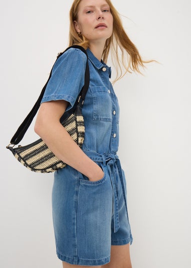 Blue Denim Playsuit