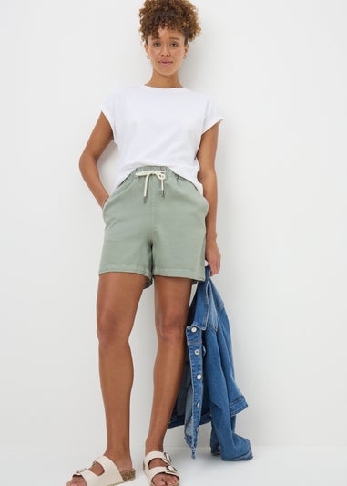 Green Jersey Comfort Shorts