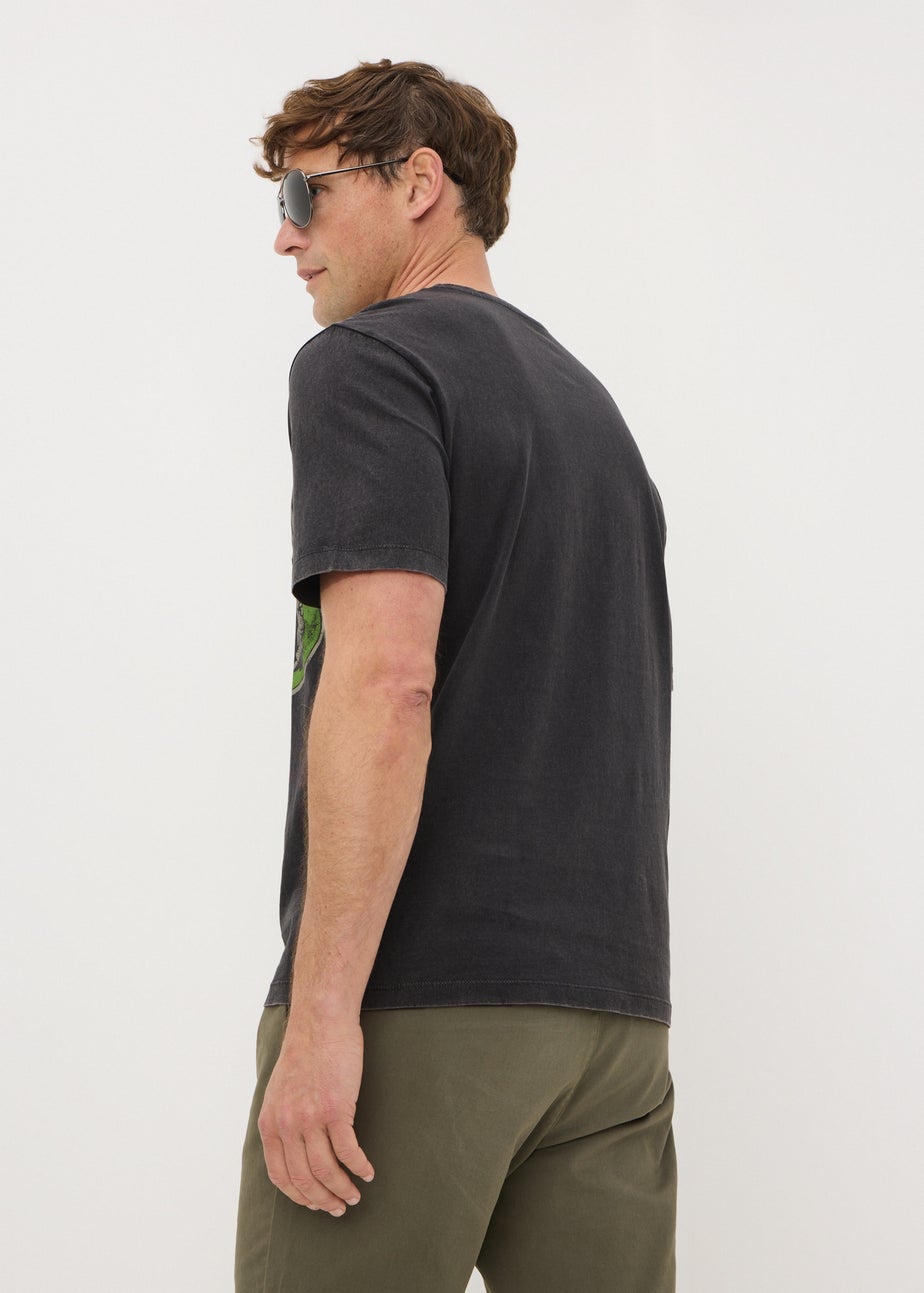 Charcoal Washed Gas Monkey T-Shirt